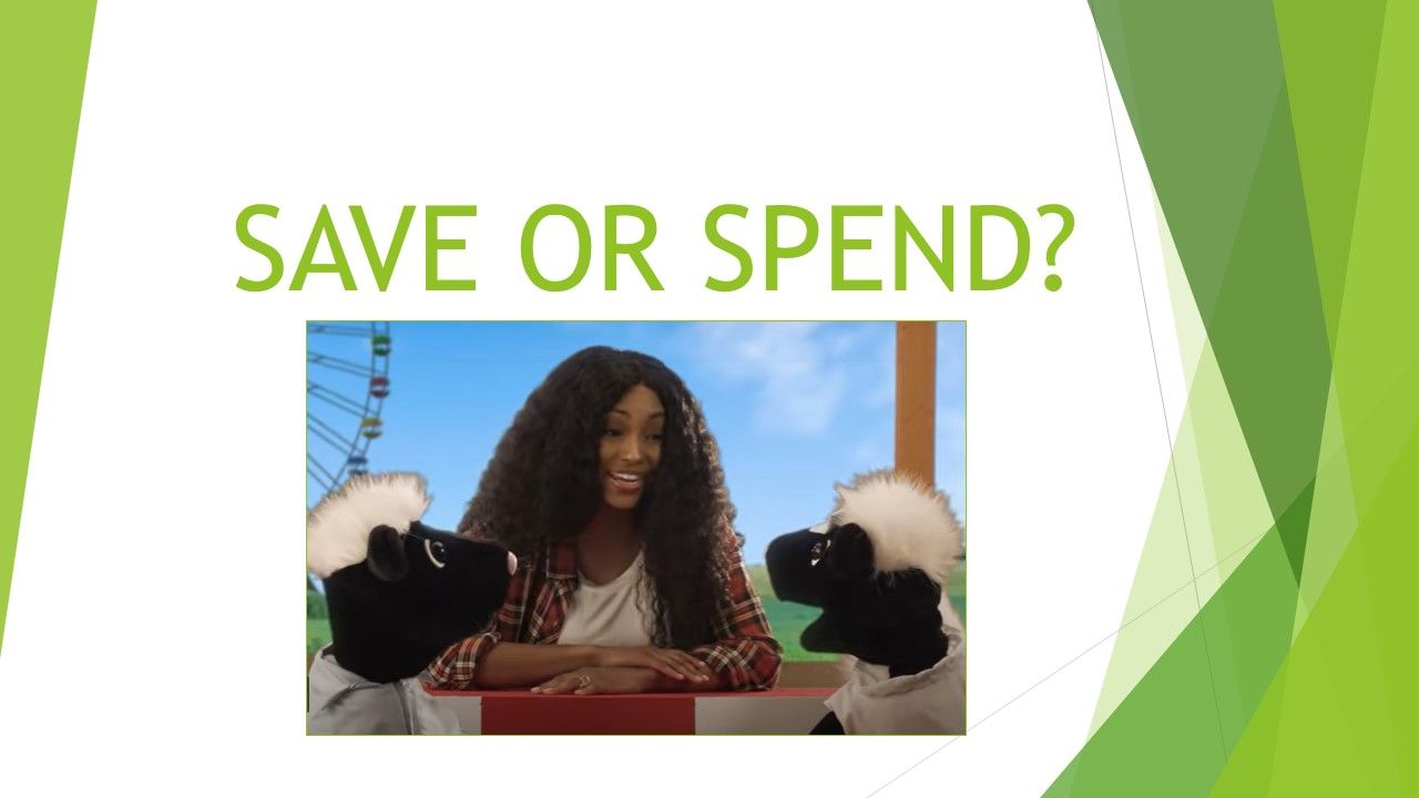 Save or Spend Lesson Activity