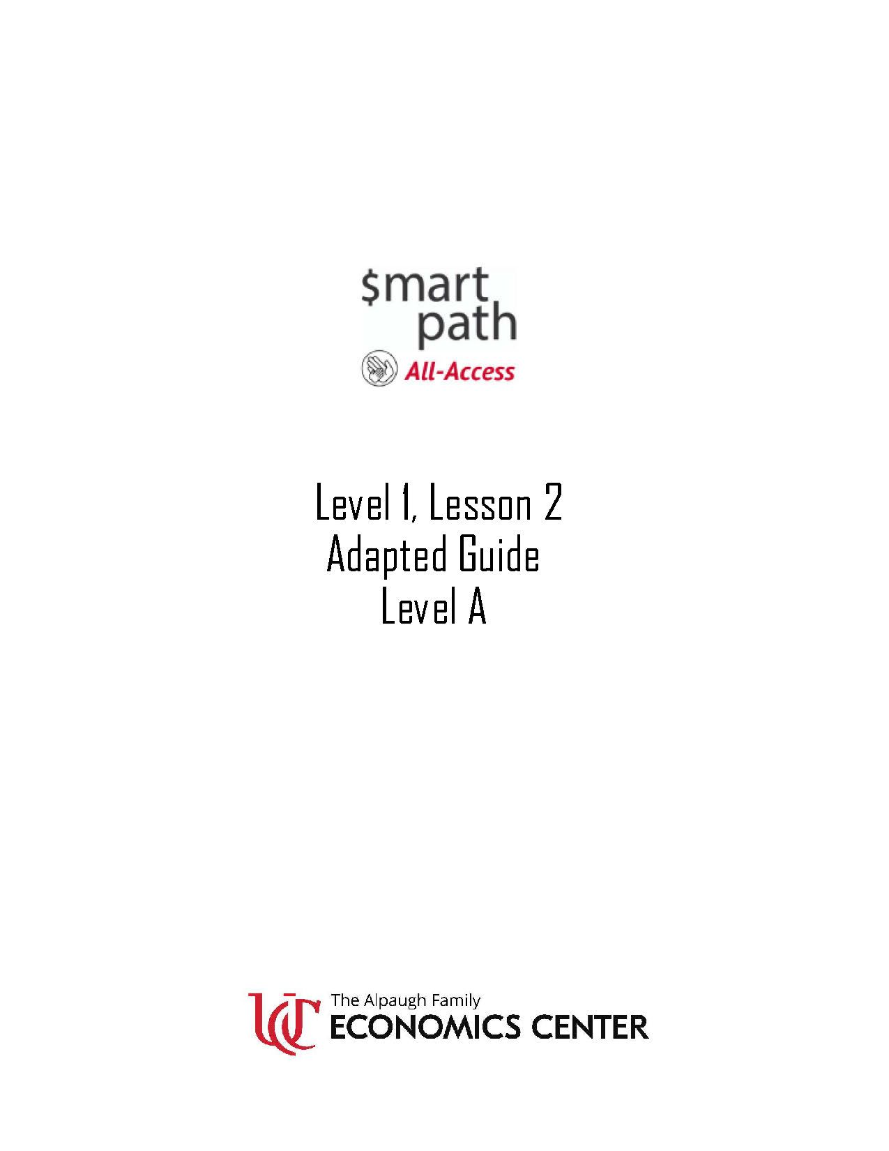 New Level 1 Lesson 2 Guide cover
