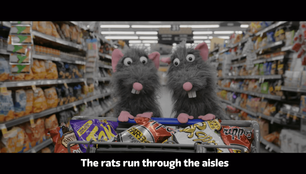 Rats run through the aisles screenshot