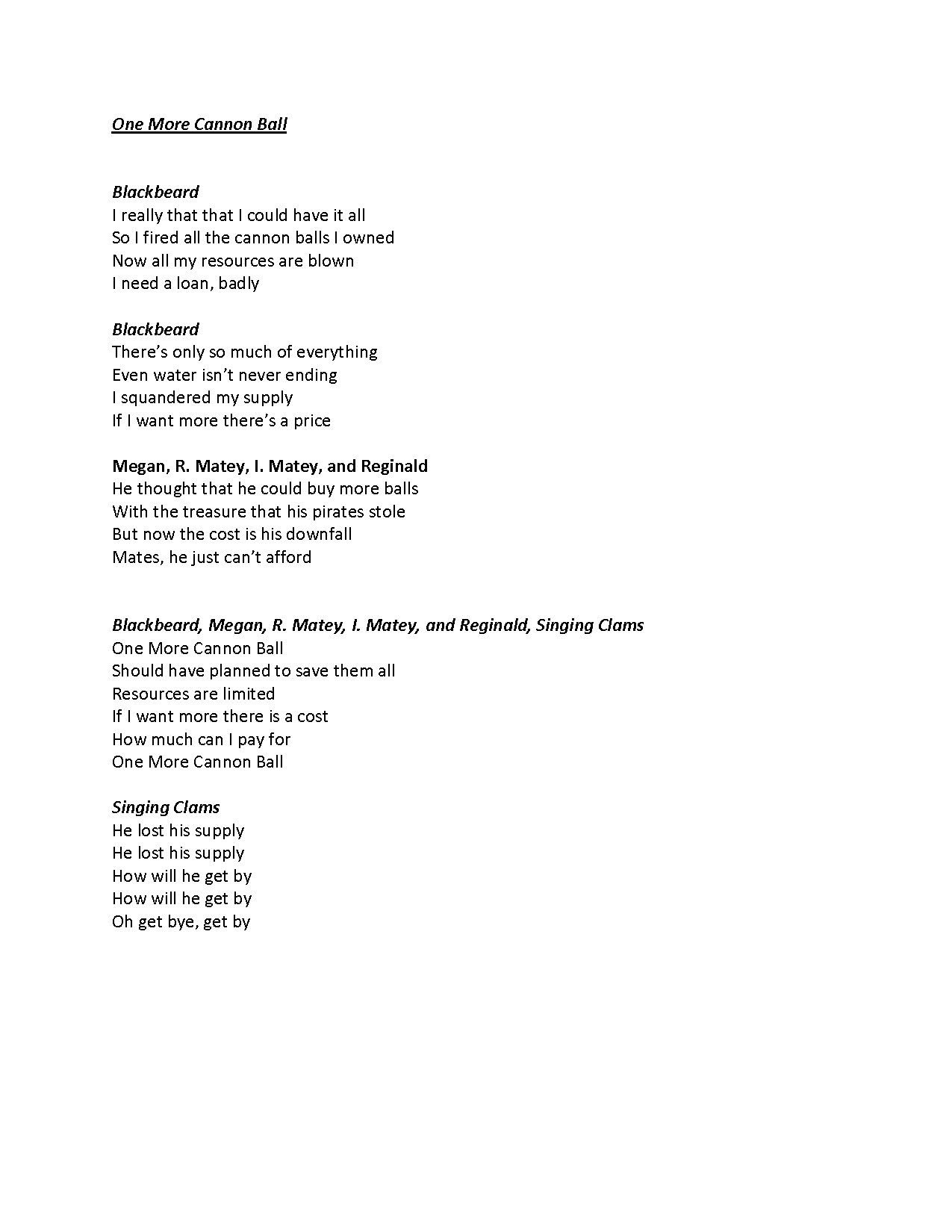 One More Cannonball Lyrics 